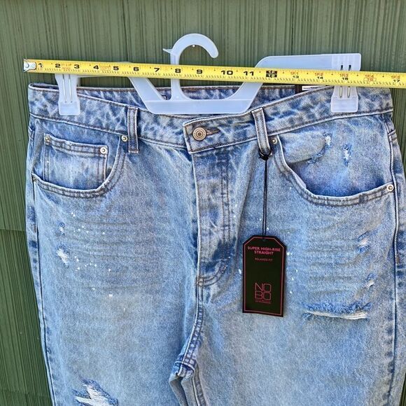 WOMEN’S Juniors Straight Super High-Rise 90's Jeans Pants 2-Pack Size 15 - Picture 12 of 12